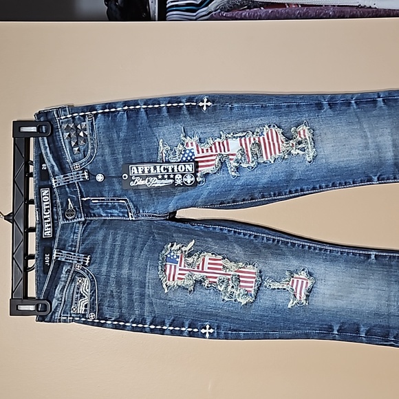 NWT Affliction Bootcut Jeans - Picture 5 of 16